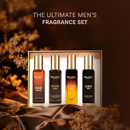 BellaVita Luxury Men's Perfume Gift Set (4x20ml)