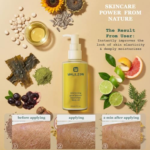 Undaria Seaweed Body Oil 5 Oz - Firming, Lightweight & Non-Greasy