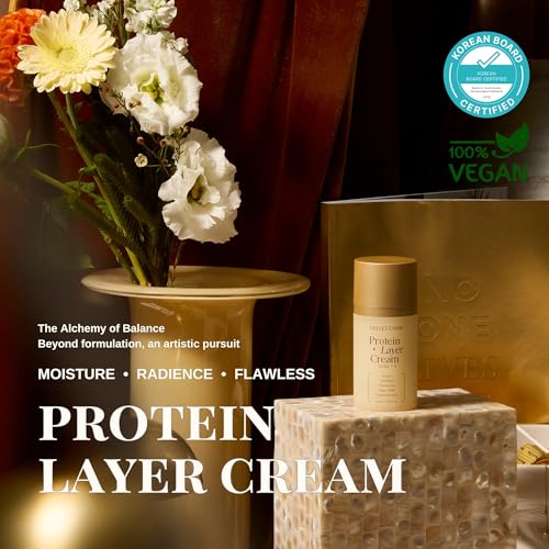 VELVET CODE Protein Layer Cream - Formulated by Korean Dermatologists | K-Beauty Hydration, Textures | PDRN, Phytosterols, Hytrolyzed Protein, Vegan, Silicone-Free (50ml / 1.69 fl. oz)