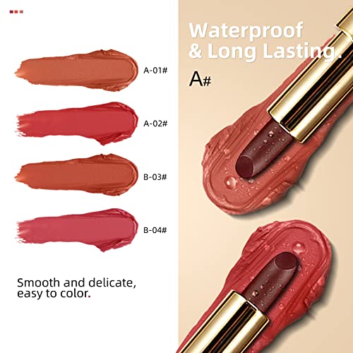 Matte Lipstick Set 2-Pack Waterproof Long Lasting Lip Stain