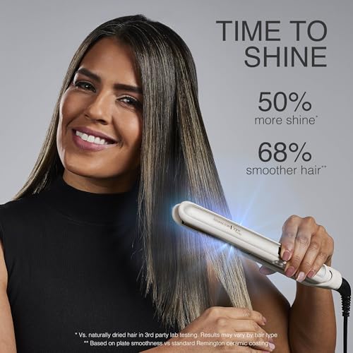 Remington Shine Therapy 1 Inch Hair Straightener with Argan Oil & Keratin