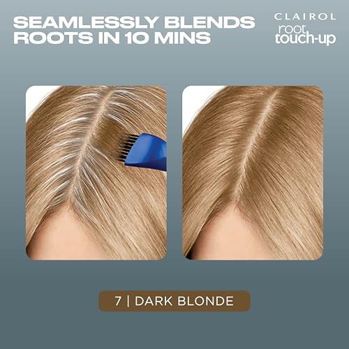Clairol Root Touch Up Permanent Hair Dye - 7 Dark Blonde, 1.1 Fl Oz - Pack of 1