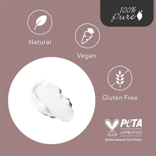 100% PURE Nourishing Body Cream Coconut Lotion Luxurious Dry Skin Hydration & Replenishment, Natural Anti-Aging Moisturizer & Skincare for All Skin Types Women & Men - Vegan - 8 oz