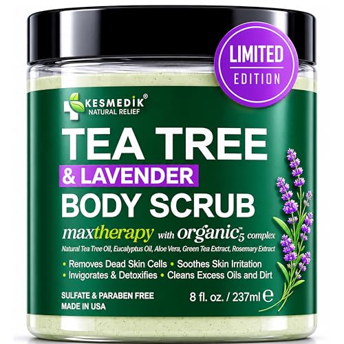 Tea Tree Oil Foot Scrub with Himalayan Salt & Shea Butter