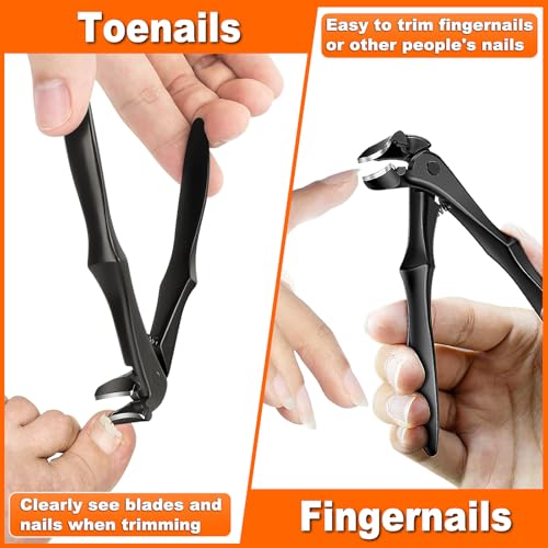 DRMODE Long Handled Toenail Clippers for Thick Nails - Seniors & Adults