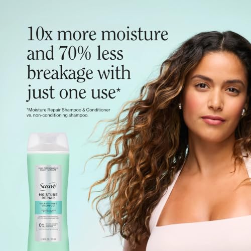 Suave Moisture Repair Sulfate-Free Conditioner 28 Fl Oz Pack of 4