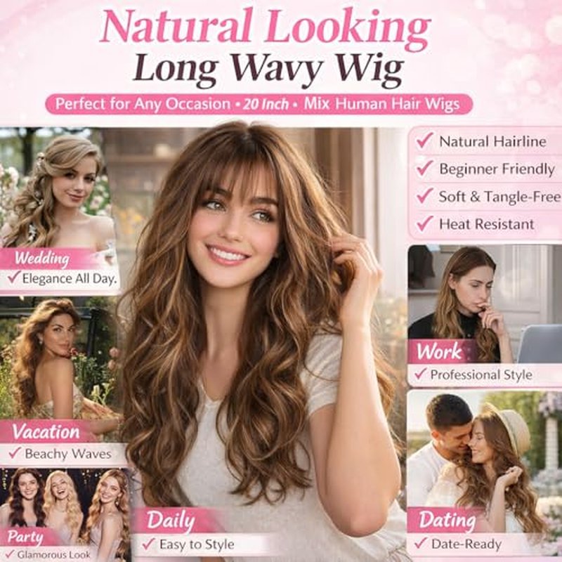 20-Inch Clip-In Hair Toppers for Women with Thinning Hair
