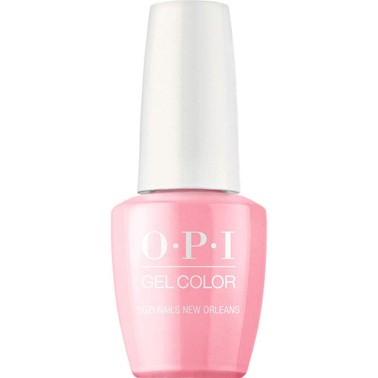 OPI GelColor, Suzi Nails New Orleans, Pink Gel Nail Polish, New Orleans Collection, 0.5 fl oz