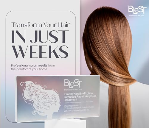 Intensive Repair Ampoules for Hair with Biotin Keratin Proteins