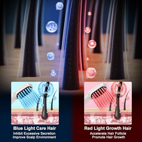 Red Light Therapy Hair Growth Comb with Laser