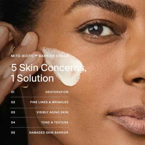 Timeline Mito-Biotic¢â Barrier Cream Nourishing Moisturizer With Peptides to Restore Dry Skin & Strengthen Barrier - 1.7 Fl Oz