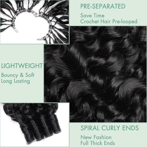 EINbeauty 16 Inch Burmese Curly Crochet Hair for Black Women