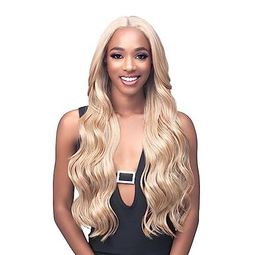 BOBBI BOSS Glueless Invisible Lace Human Hair Blend Wig MBLF005 ANTONIA (1)