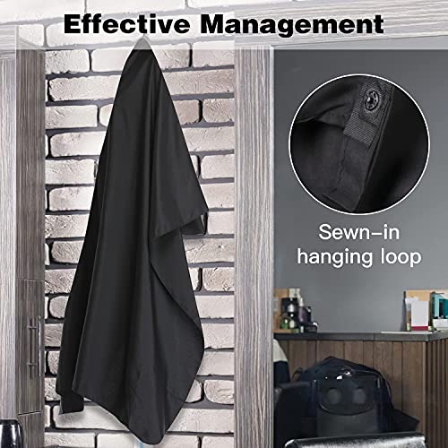 Professional Waterproof Barber Cape with Snap Closure