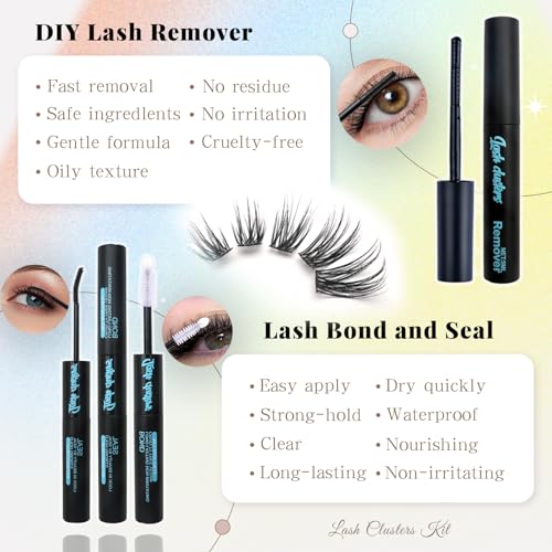 Wispy Lash Clusters Kit - 320 Pcs C Curl Individual Eyelashes 10-16mm