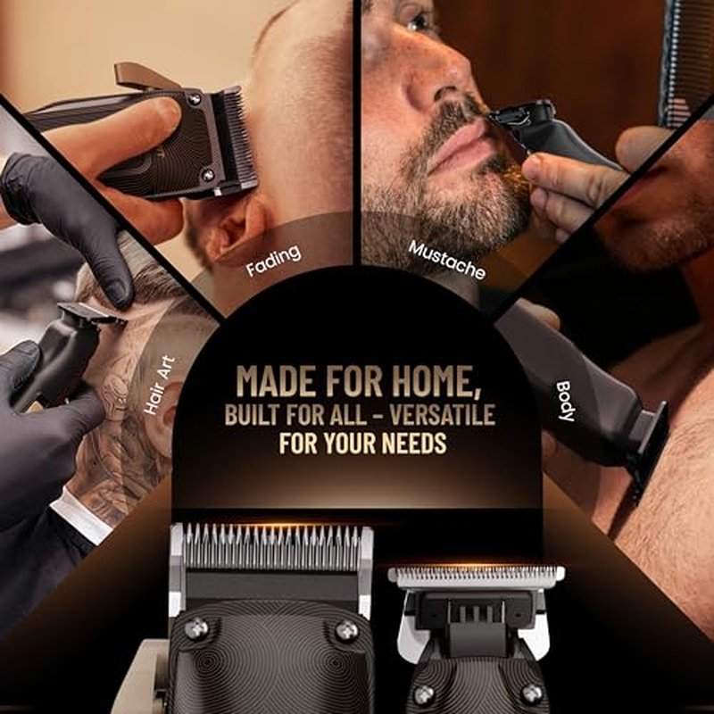 SUPRENT Cordless Hair Clippers for Men with 7500RPM Motor
