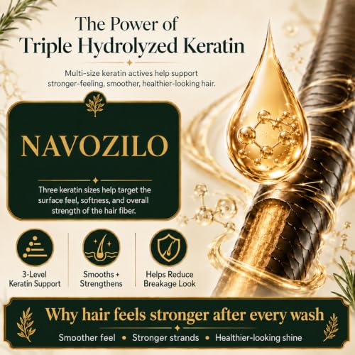 Rosemary Keratin Shampoo for Hair Loss & Thinning Hair