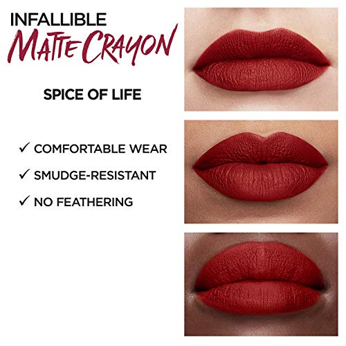 L'Oréal Infallible Matte Lip Crayon - Spice of Life