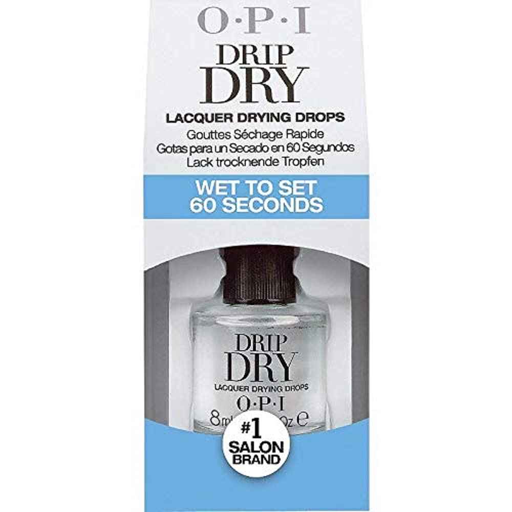 OPI Nail Lacquer Top Coats, Original, 0.5 fl.oz, Drip Dry Lacquer Drying Drops, 0.3 fl.oz