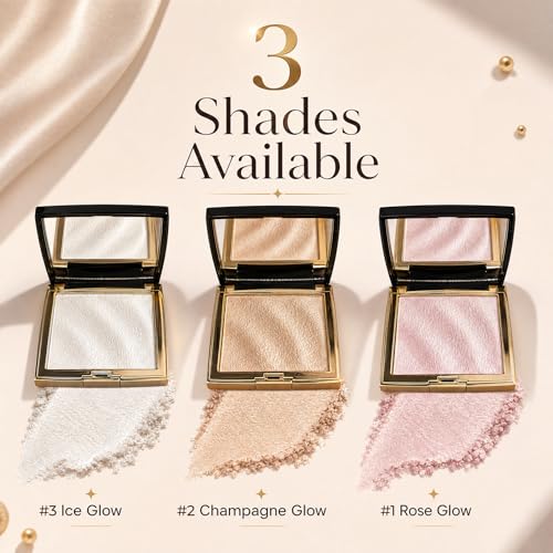 Champagne Glow Highlighter Palette, 10g Baked Powder