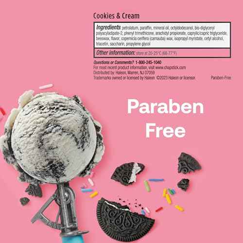 ChapStick Icecream Social Cookies & Cream Party Pack 12CT .15OZ