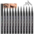 Liquid Eyeliner Pen 12 Pack - Ultra-Fine Tip, Waterproof & Smudge-Proof