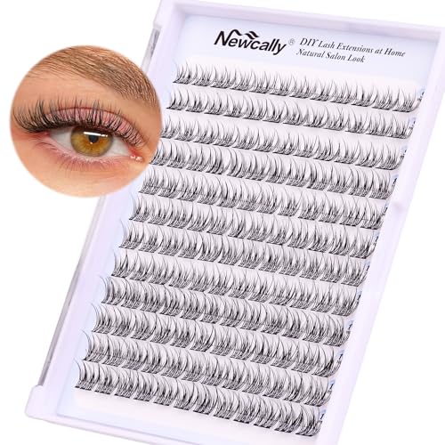 Lash Clusters DIY Eyelash Extensions 144 Pcs, 9-11MM C-Curl