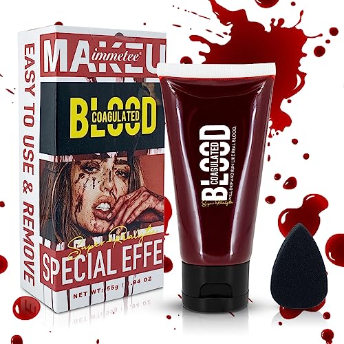 SFX Fake Blood Gel with Stipple Sponge, 55g