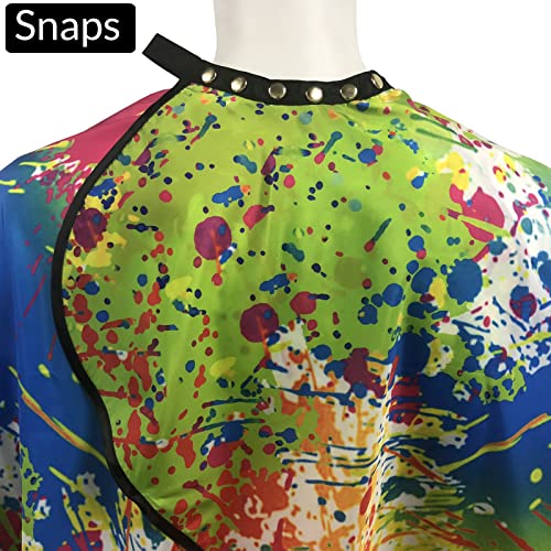 Salon Cape with Snaps - Professional Waterproof Haircutting Gown