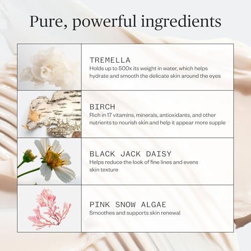 Ursa Major Forest Alchemy Eye Cream | Natural Under-Eye Moisturizer for Dark Circles, Fine Lines, Puffy Eyes and Wrinkles | Vegan, Cruelty-Free, Non-toxic, Unscented | 0.50 ounces