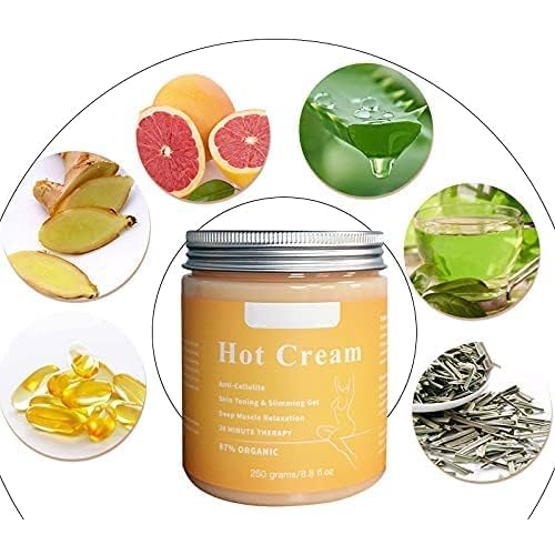 Fat Burning Cream, Slimming Cream, Hot Cream, Best Weight Loss Cream, Skin Firming Cream Anti-Cellulite Body Cream, Skin Slimming Firming Gel, Deep Muscle Relaxation Hot Cream