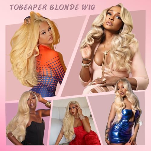 613 Blonde Lace Front Wig - 20 Inch Body Wave 13x6 HD Human Hair