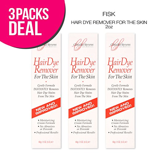 Claudia Stevens Hair Dye Remover for Skin 2oz (3-Pack)