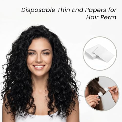 400Pcs Heat-Resistant Hair Perm End Papers for Salon & Home Styling