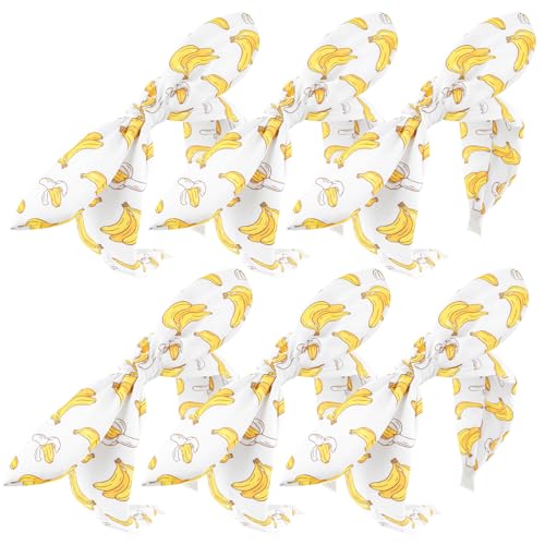 Jaciya Banana Print Headbands with Detachable Bow Pack - Women's Hair Accessories