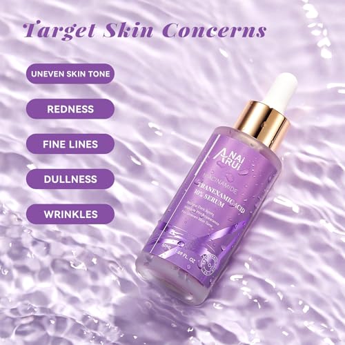 ANAI RUI 10% Tranexamic Acid Serum with Niacinamide,Kojic Acid,Ceramide, Skin Refining, for All Skin Types 1.69 FL.Oz/50 ML