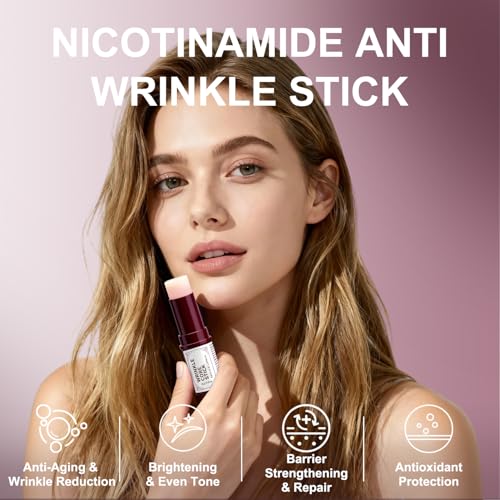 Retinol & Caffeine Eye Balm Stick ? Anti-Aging Wrinkle Core Stick for Eyes, Face & Neck, Reduces Wrinkles & Dark Circles, Hydrating & Firming Under Eye Cream with Niacinamide, Travel-Friendly 0.35 oz