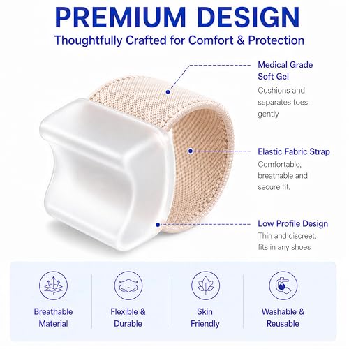 Big Toe Spacers for Bunion Pain Relief | Hallux Valgus Corrector