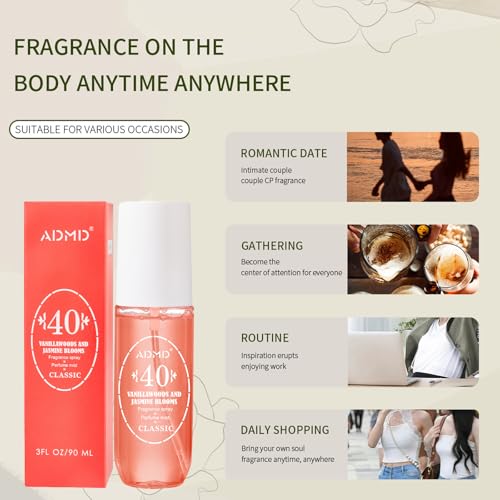 ADMD Sweet Romantic Perfume for Women, 90ml