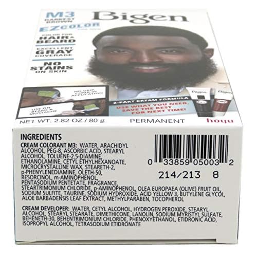 Bigen EZ Color for Men Darkest Brown Kit (Pack of 6)