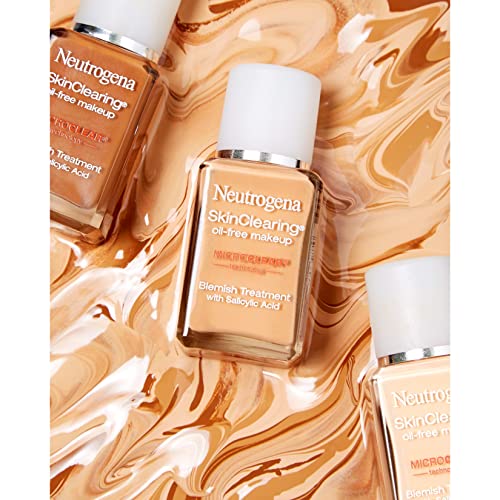 Neutrogena SkinClearing Oil-Free Foundation with Salicylic Acid, Nude 40