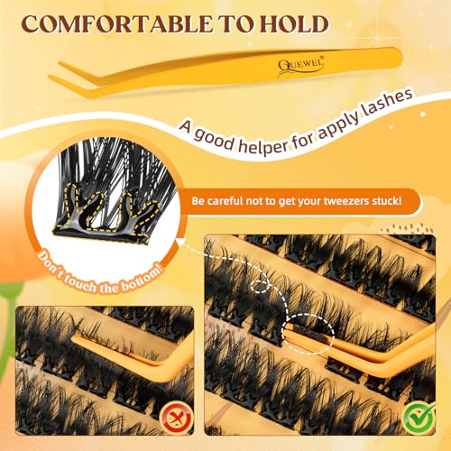 Self Adhesive Eyelash Clusters - No Glue Press On Lashes