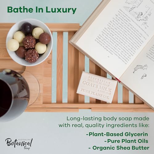Australian Botanical Soap 16-Bar Set, Goats Milk & Soya Bean 8-Pack + Variety 8-Pack,| 6.6 OZ Triple-Milled Soap Bars with Organic Shea Butter & Sustainable Plant Oils