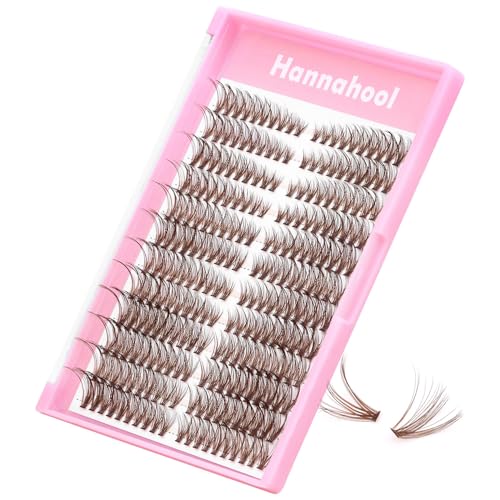 12 Rows 30D Volume Cluster Lashes Mixed 14-16-18mm Brown