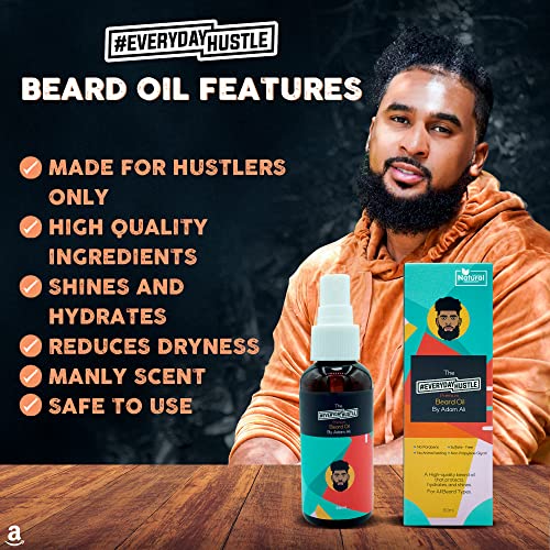 #EverydayHustle Beard Oil Spray for Men, Jasmine scent, 60ml