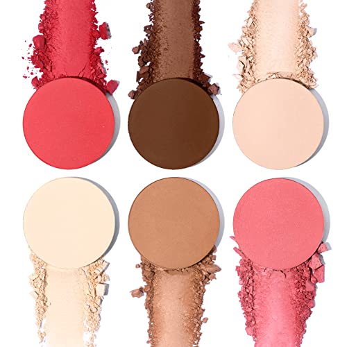 CHADO Shadows & Lights Powder Refill Pans – Peach 56
