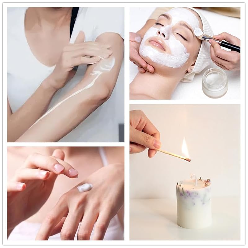 6Pcs Glass Cosmetic Jars with Lids (15ml, 30ml, 50ml) - Refillable Travel Containers