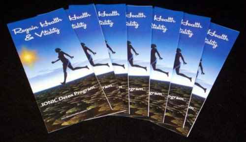 100 Color Tri-fold Brochures to Promote Ion Spa Chi Foot Baths!