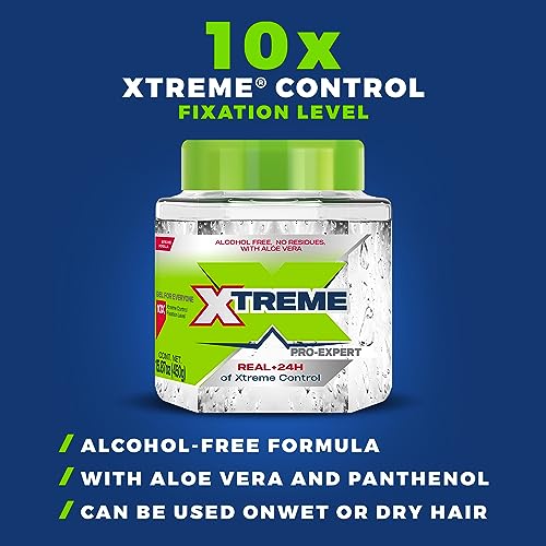 Xtreme Pro Clear Styling Gel, 15.87 Oz (Pack of 2)