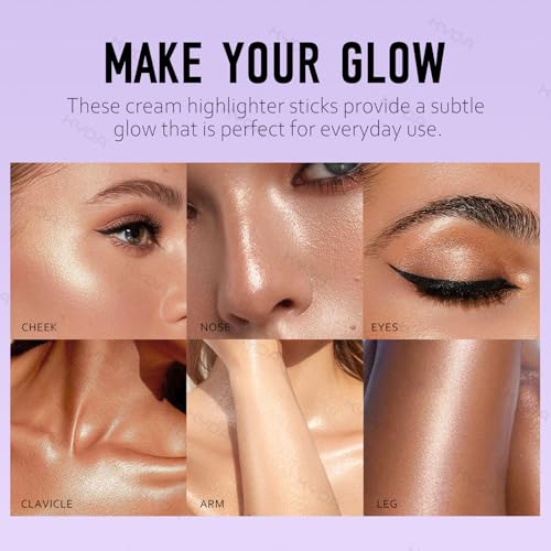 Ownest Highlighter Stick - Shimmer Glow Cream for Face